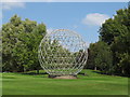 Sphere sculpture, University of Surrey