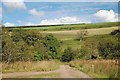 Southern Upland Way meeting the Preston to Gifford road