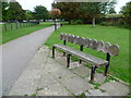 Seat in Warwick Gardens, Peckham