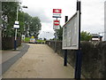 Entrance to Bishopbriggs railway station