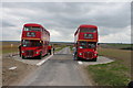 SU0151 : Buses pause at Brazen Bottom by Michael Meilton