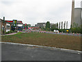 The new road and entrance layout near Richborough power station