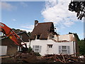 Semi-demolished house, Bromley