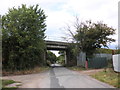 Railway overbridge, Lower Bullingham