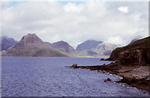 NG5113 : Looking from the shoreline at Elgol by Russel Wills