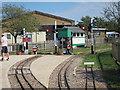 Train station at Brogdale Farm