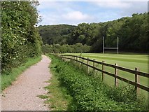 ST5645 : Path by the rugby pitch by Derek Harper