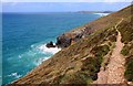 SW7454 : The Southwest Coast Path at Perranporth by Steve Daniels