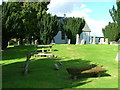 Trinity Gask Church and graveyard