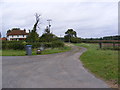 TM2858 : Bentries Farmhouse & Entrance by Geographer