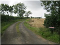 Road from the A68 to Coldsides Farm Darlington