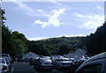 Crumplehorn car park on Bank Holiday Monday