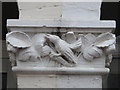 Stone bird on doorway, Chaplin Road, NW2