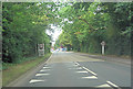 A268 enters Hawkhurst