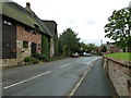 Thatched cottage opposite the parish church