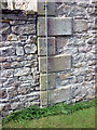 Bench mark, Holme View, Gilsland