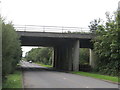 Bridge carrying the  M23 spur to Gatwick Airport over the Balcombe Road just south of Horley. 