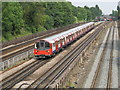 Railway and underground lines east of Lydford Road, NW2