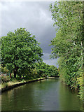 SJ9109 : Staffordshire and Worcestershire Canal at Four Ashes, Staffordshire by Roger  D Kidd