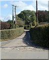 Road from Glasbury to Tir-uched Farm 