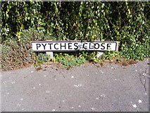 TM2749 : Pytches Close sign by Geographer
