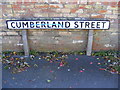 Cumberland Street sign