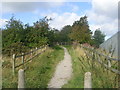 Footpath to Footbridge over A650 - off Hodgson Lane