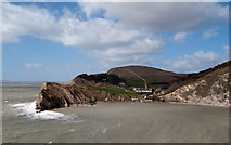 SY8279 : Lulworth Cove - west side by Trevor Littlewood