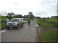 Moving sheep between fields, Longdyke Farm