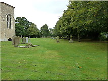 SP8822 : All Saints, Wing: churchyard (1) by Basher Eyre