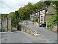 Junction of South Lane (left) and Back Lane, Holmfirth