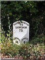 Milepost on Main Street, Martlesham