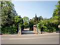 Entrance to Waterfall Road Cemetery, London N14