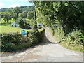 Road to two farms north of Llanellen