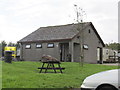 Toilet Block at parking area by A30, Sourton Down