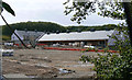 The new Five Islands School under construction, St Mary