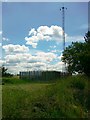 Telecommunication mast, near The Sheppey crossing