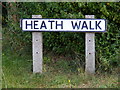 Heath Walk sign