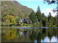 Looking across Loch Ard to Creag-Ard House