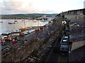 View over the town walls towards the quay, Conwy