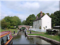 SJ9721 : Tixall Lock south-west of Great Haywood, Staffordshire by Roger  Kidd
