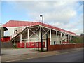 View of Bramall Lane Football ground from Shoreham Street