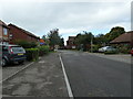 Looking westwards along Cheriton Road