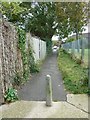 Path running along to Hamble Road from Privett Park