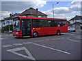 299 bus on Powys Lane, Palmers Green