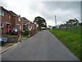 Houses opposite the Qinetiq missile base, Aberporth