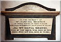 St Mary Magdalene, High Street South, East Ham - Wall monument