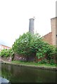 An old chimney by the canal