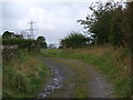 Second bend in track from Brownsills Farm