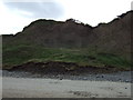 Coastal erosion above Reighton Sands